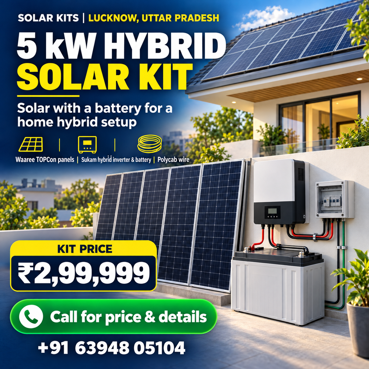 5 kW Hybrid Solar Kit