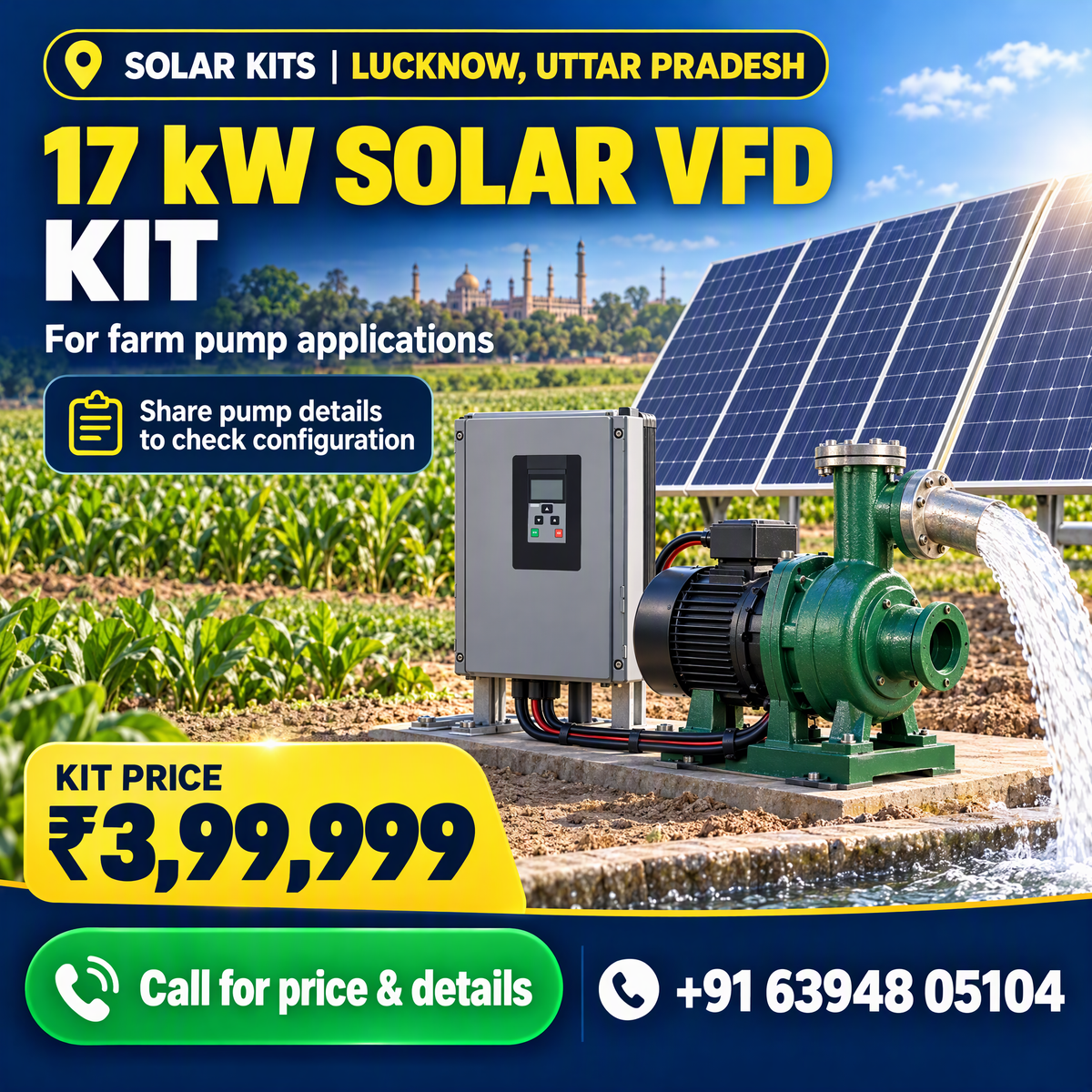 17 kW Solar VFD Kit